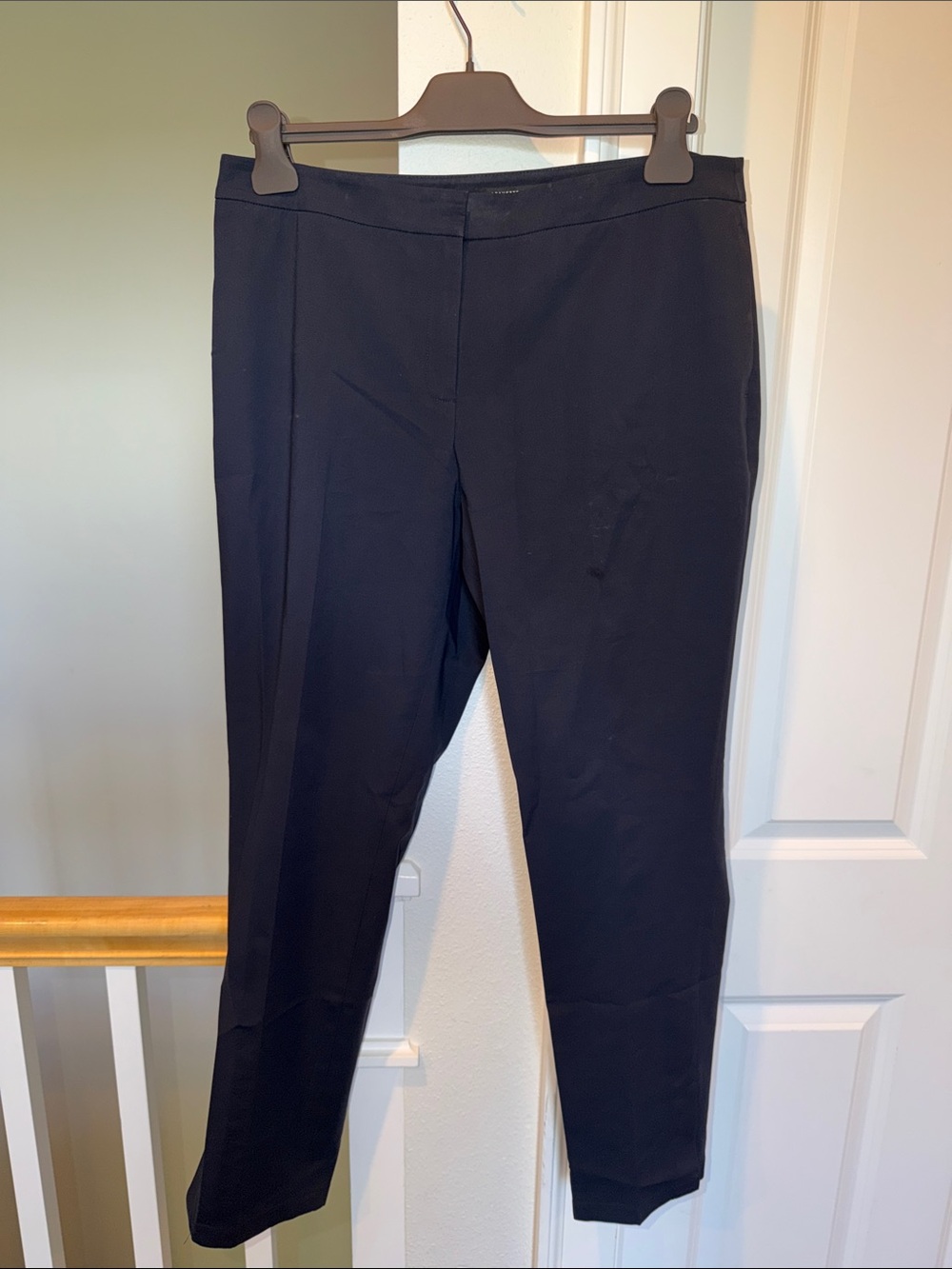 Lafayette 148 New York navy straight-leg Ponte Pants size 12